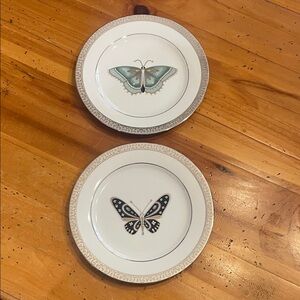 Royal Gallery Butterfly Motif  Plates